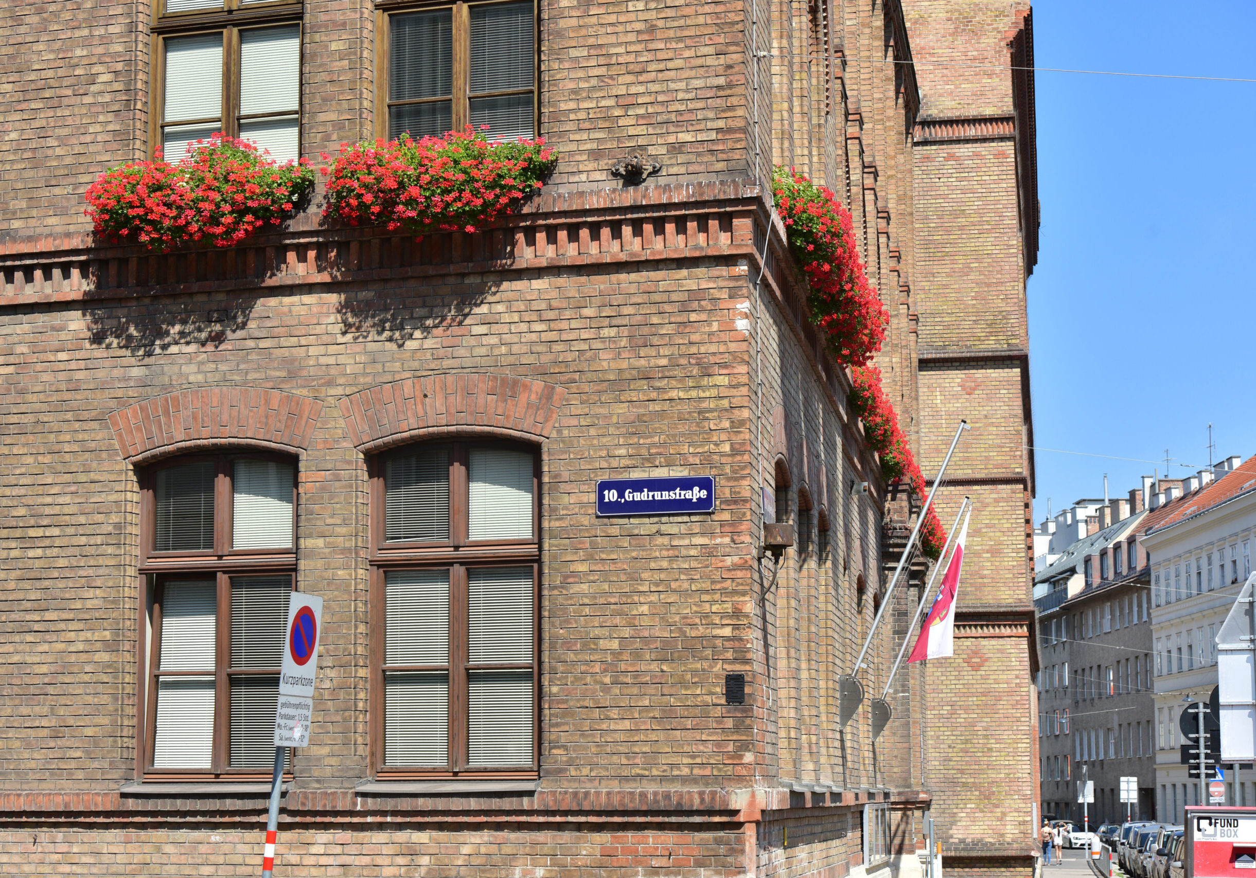 The famous administration building in the 10th district of Vienna, in Favoriten